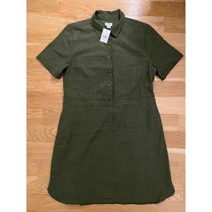 JCREW Military Shirt Dress